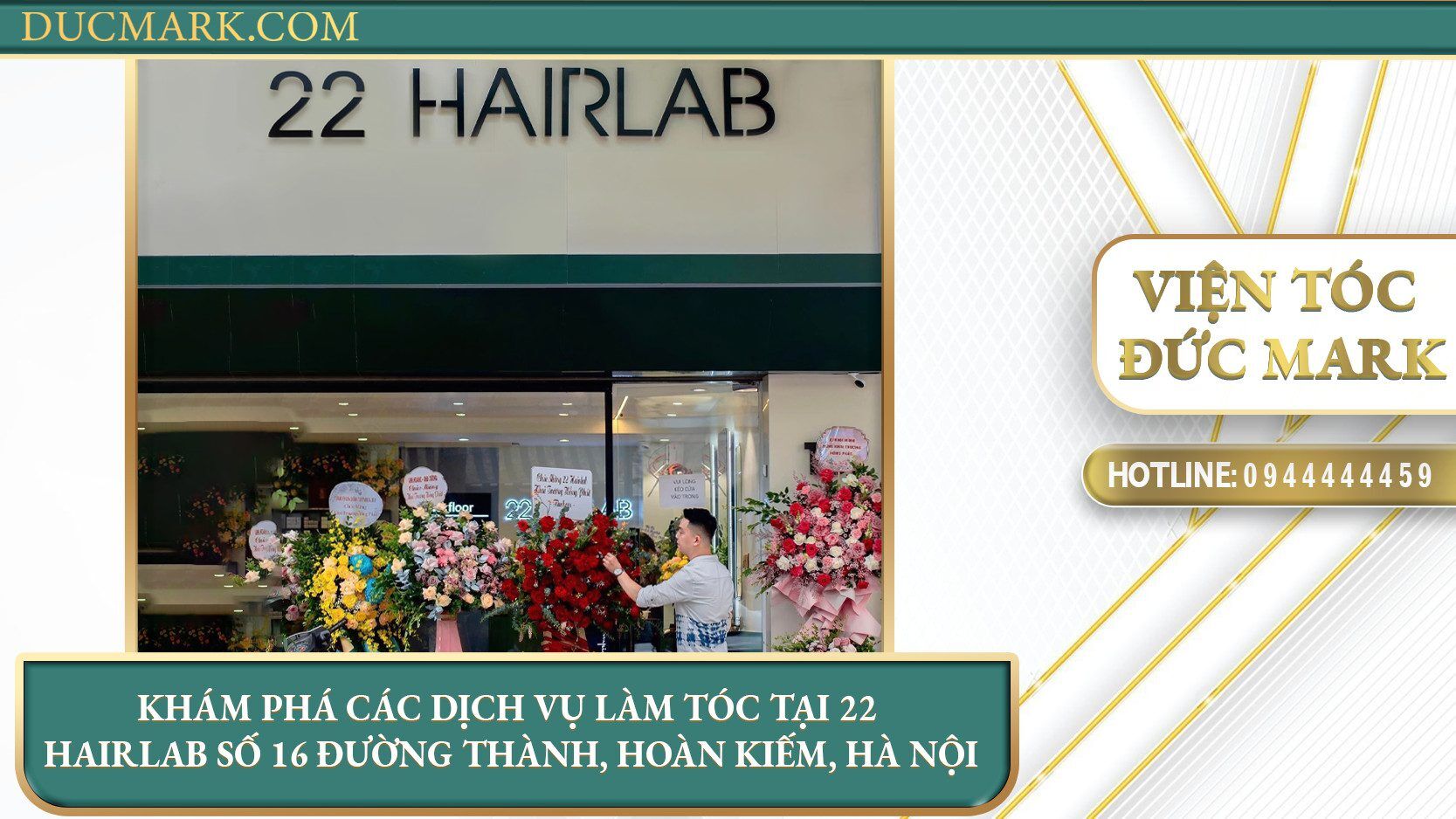 Khám phá các dịch vụ làm tóc tại 22 Hairlab số 16 Đường Thành, Hoàn Kiếm, Hà Nội